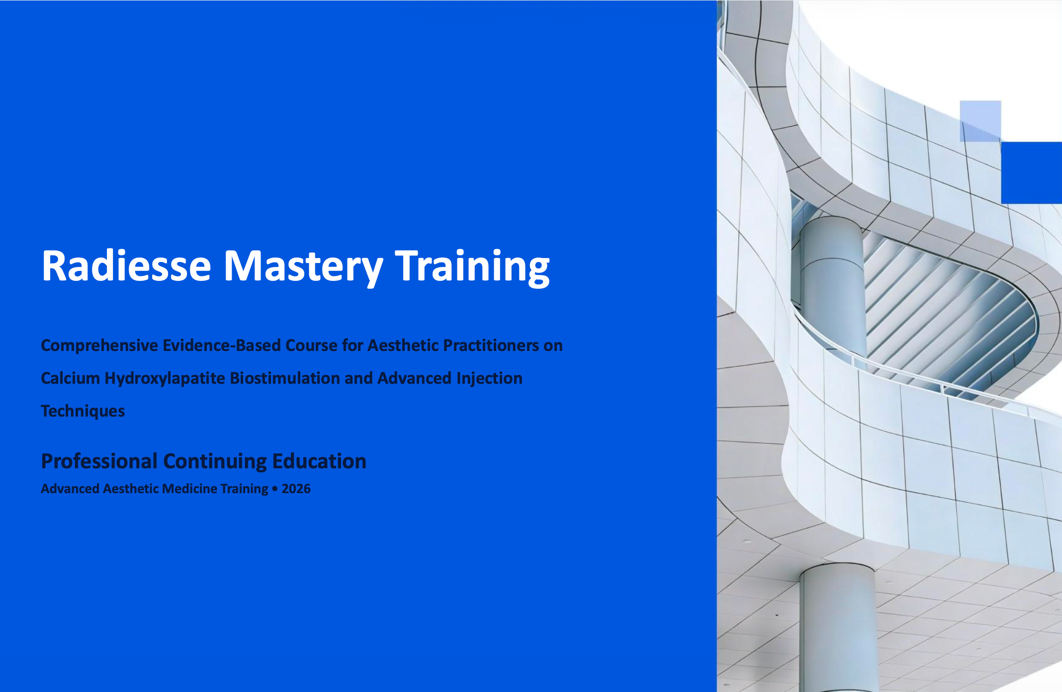 Radiesse online training