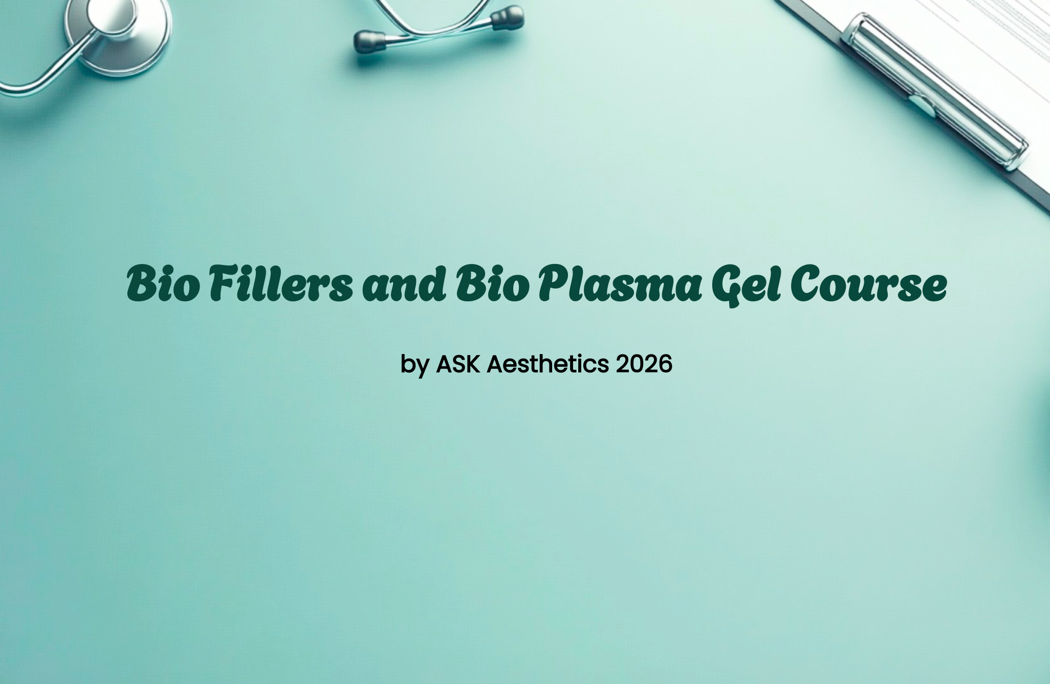 Bio filler online training